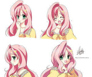 [MLP]Fluttershy -Facial Expression