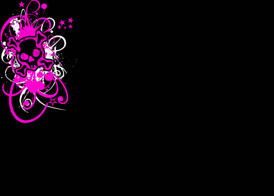 pink skull myspace background by Rose-Coloured-Bullet on DeviantArt