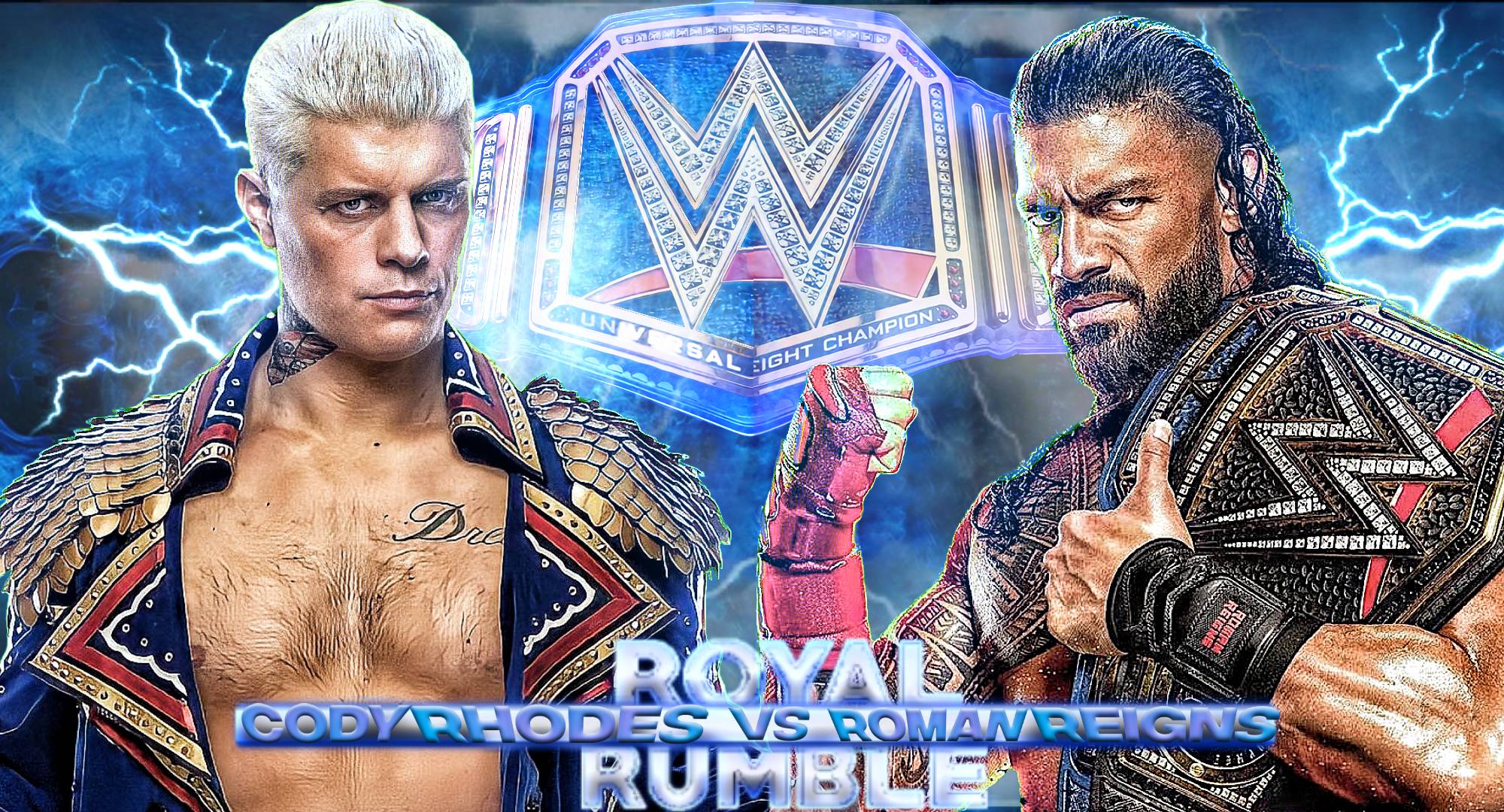 WWE ROYAL RUMBLE 2023 Custom Match Card by rxrebelheart1 on DeviantArt