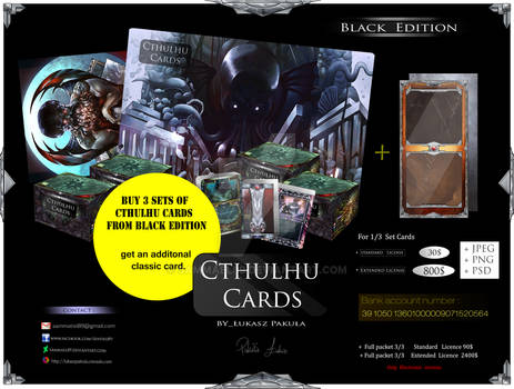 Cthulhu Cards Promotnion pack 3