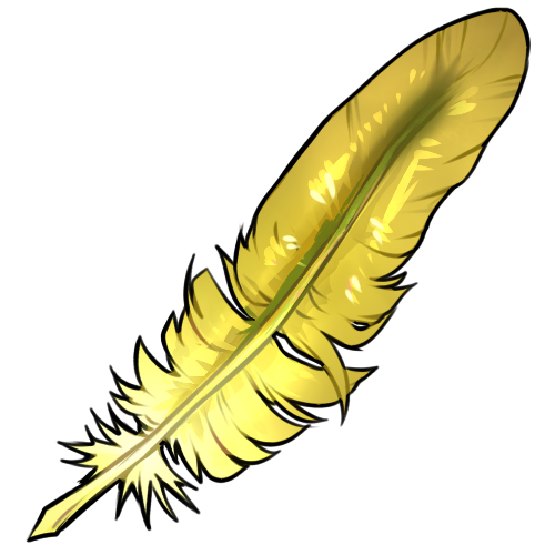 Golden Feather (5) by anavrin-stock on DeviantArt