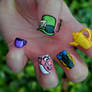 Mad Hatter Nail Art