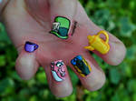 Mad Hatter Nail Art