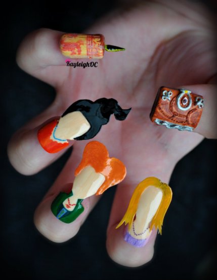 Hocus Pocus Nail Art