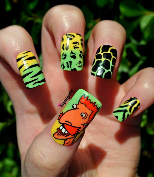 Nigel Thornberry Nail Art