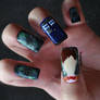 Doctor Who Nail Art - The Eleventh Doctor
