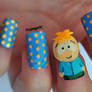 South Park Nail Art - Butters