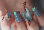 Gandalf The Grey Nail Art by KayleighOC