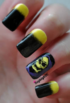 Skeletor Nail Art