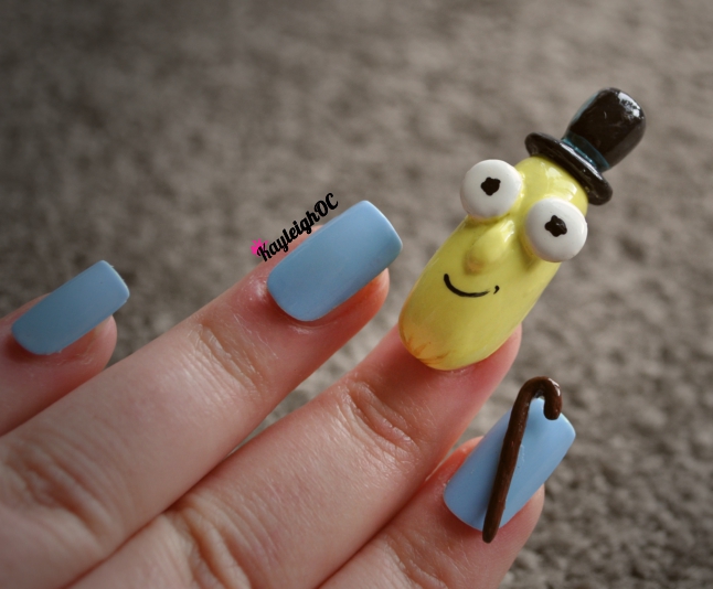 Rick and Morty Nail Art - Mr. Poopy Butthole 2