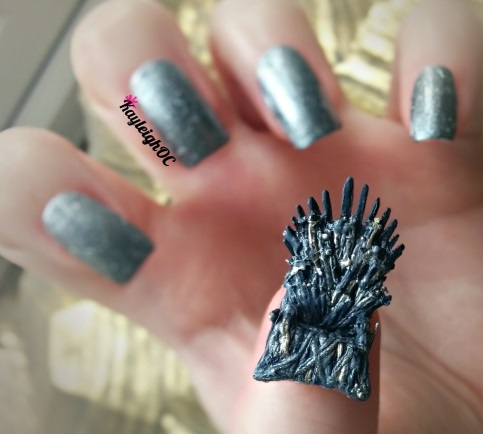 Game Of Thrones Nail Art - The Iron Throne