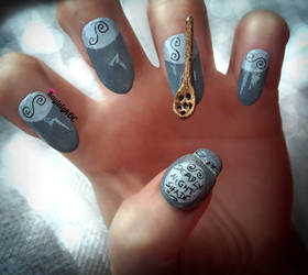 The Nightmare Before Christmas - 3D Nail Art