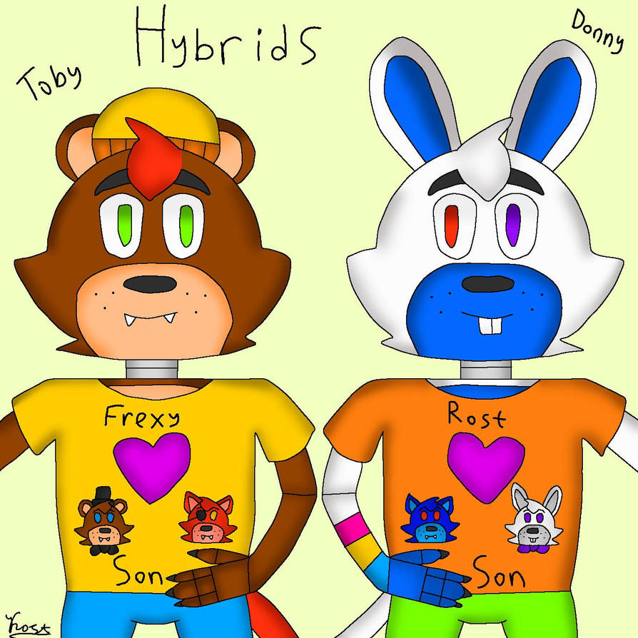 Foxbear Foxbear and Catbit by Kost-the-cheshirecat on DeviantArt