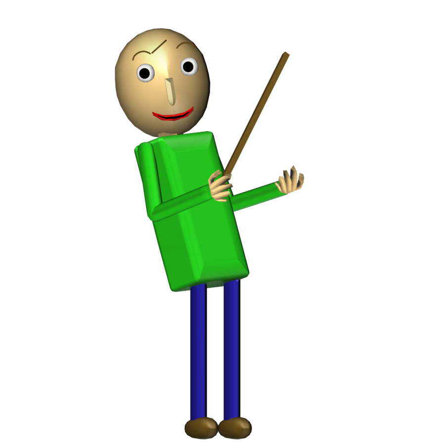 My old Baldi Model Render1 by Halow365alt1 on DeviantArt