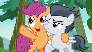 Scootaloo and Rumble 1