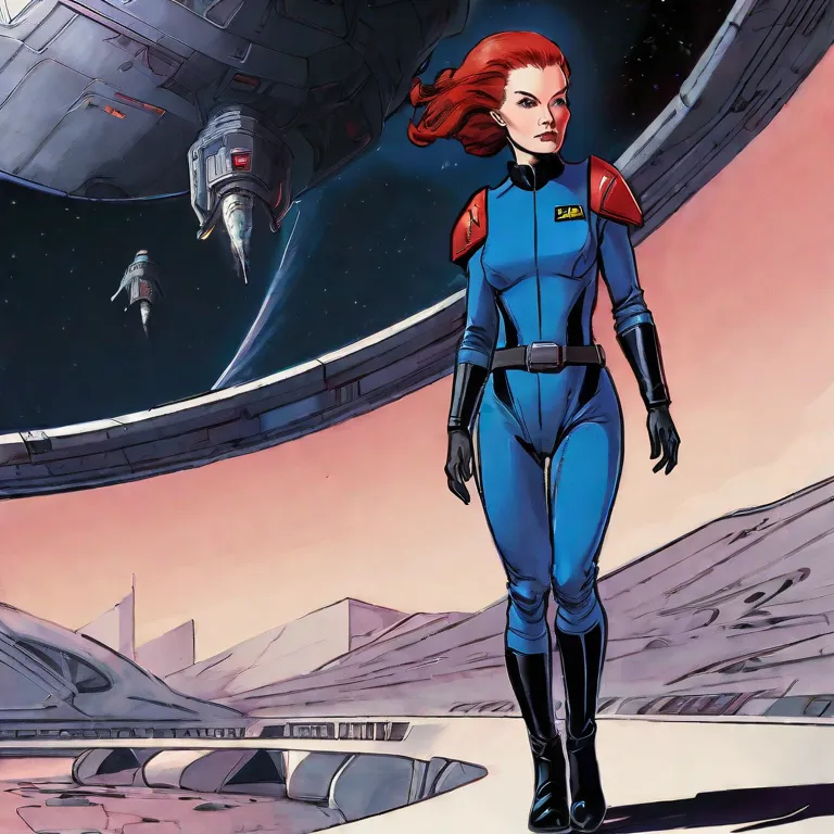 Sci-Fi Comic Book Heroine by Rygon2311 on DeviantArt