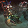 Witch Doctor summons a pet