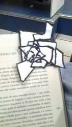 abstract book marker