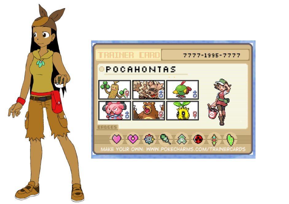 Pocahontas Pokemon Trainer