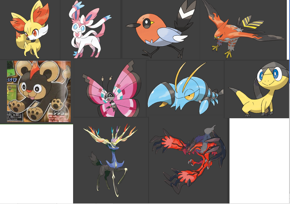 My favorite Gen 6 Pokemon (So far)