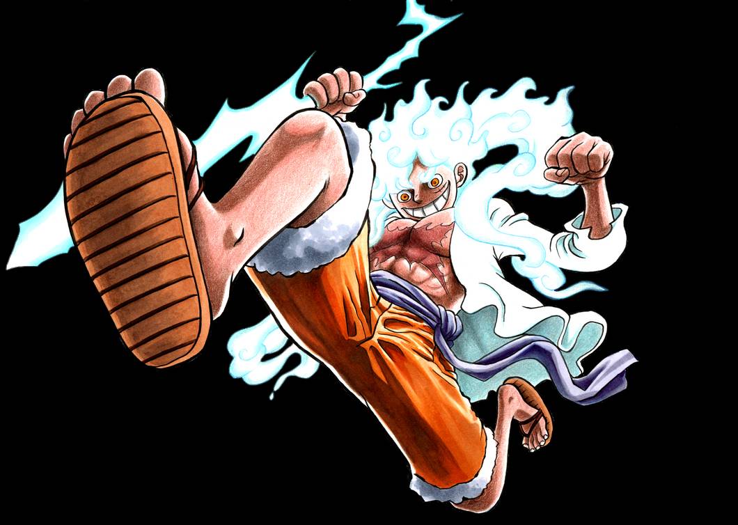 Luffy Gear 5 PNG by xxSOLOLEGIONxx on DeviantArt