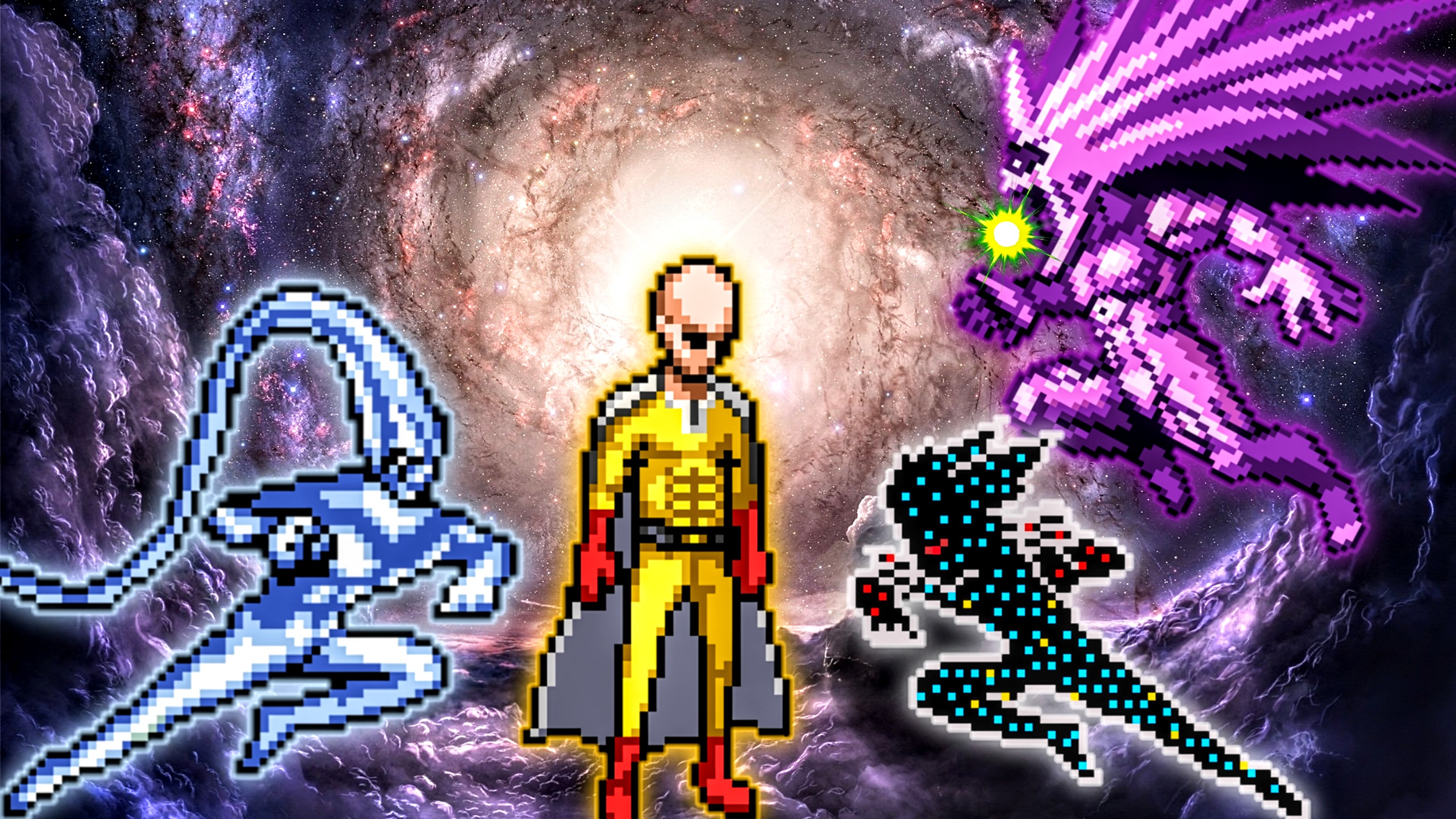 Saitama VS Platinum Sperm, Boros and Cosmic Garou by xxSOLOLEGIONxx on  DeviantArt