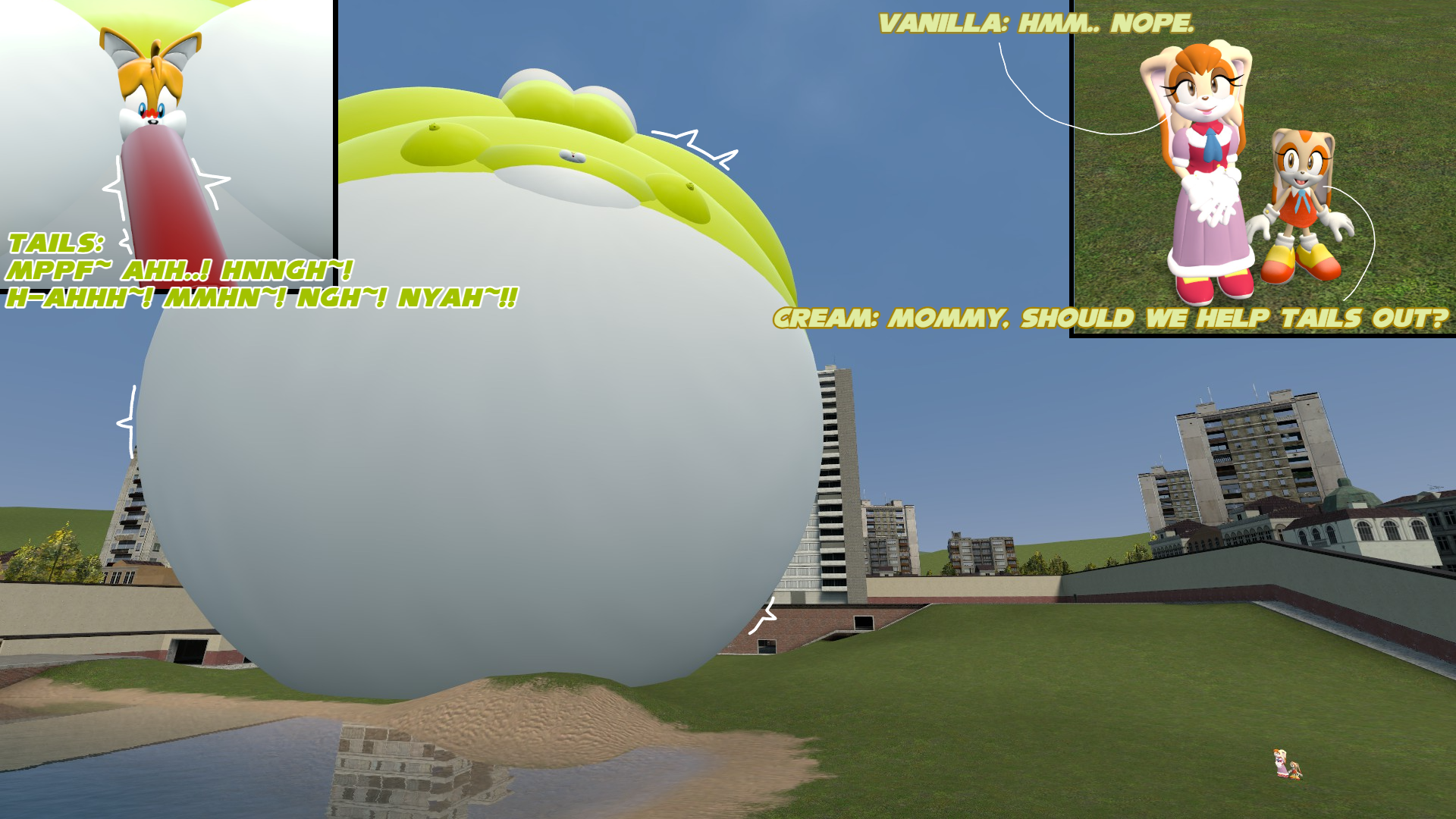 Cream And Vanilla Over-Inflating Tails! by ABGOPA on DeviantArt