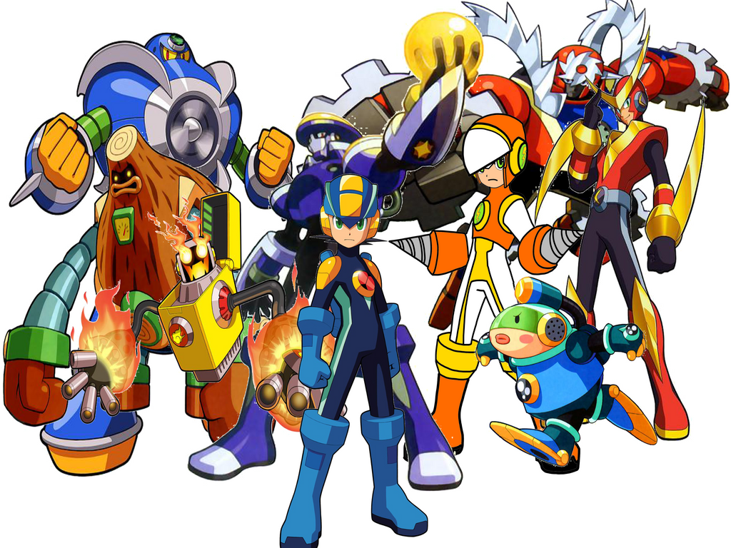 Megaman EXE 2 eight Boss Netnavis by OmegaRiderSangou on DeviantArt