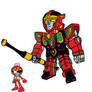 B-Da Mecha Ryuseioh (Red Dragonzord Warrior Mode)