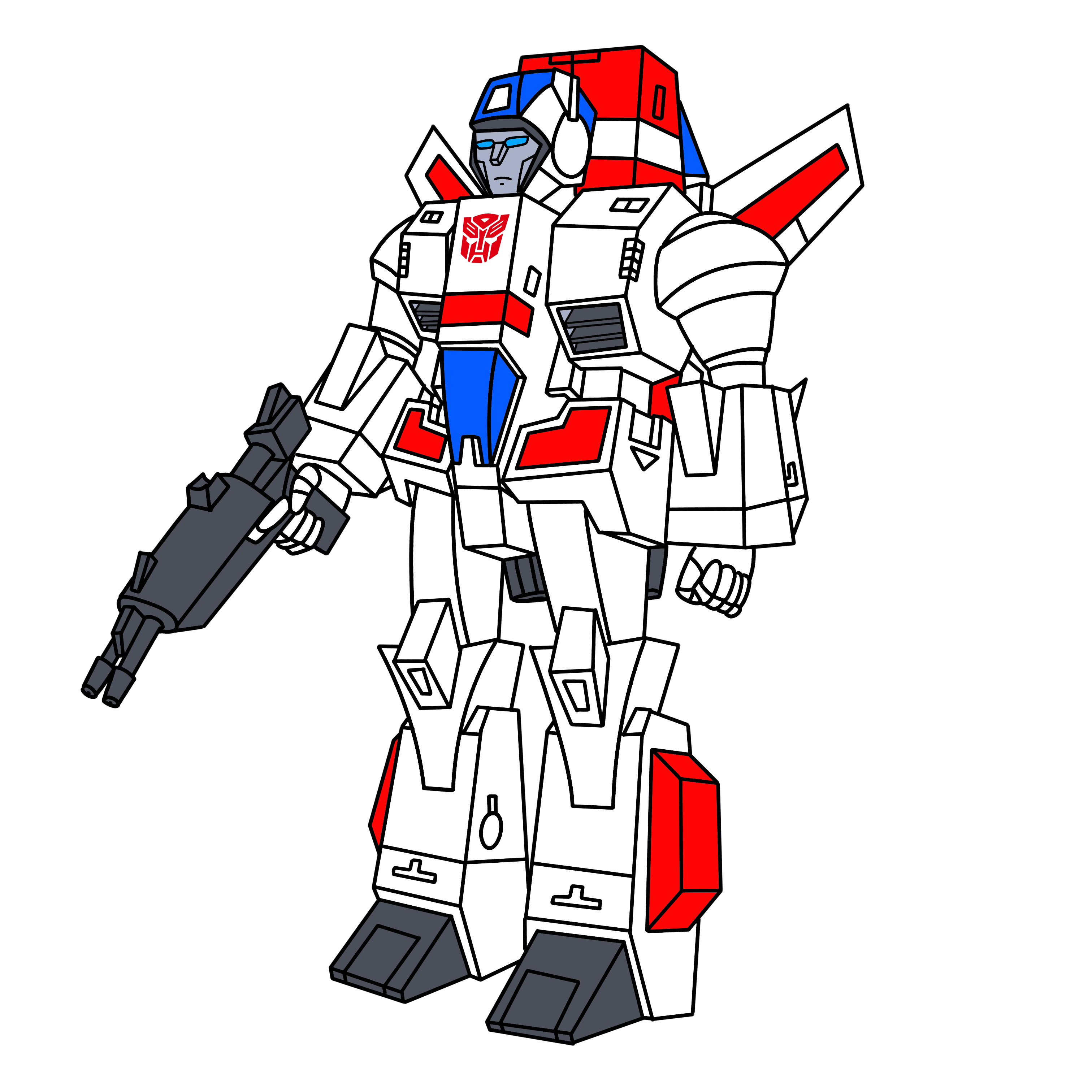 G1 Jetfire (Skyfire) Sunbow cartoon design by OmegaRiderSangou on ...