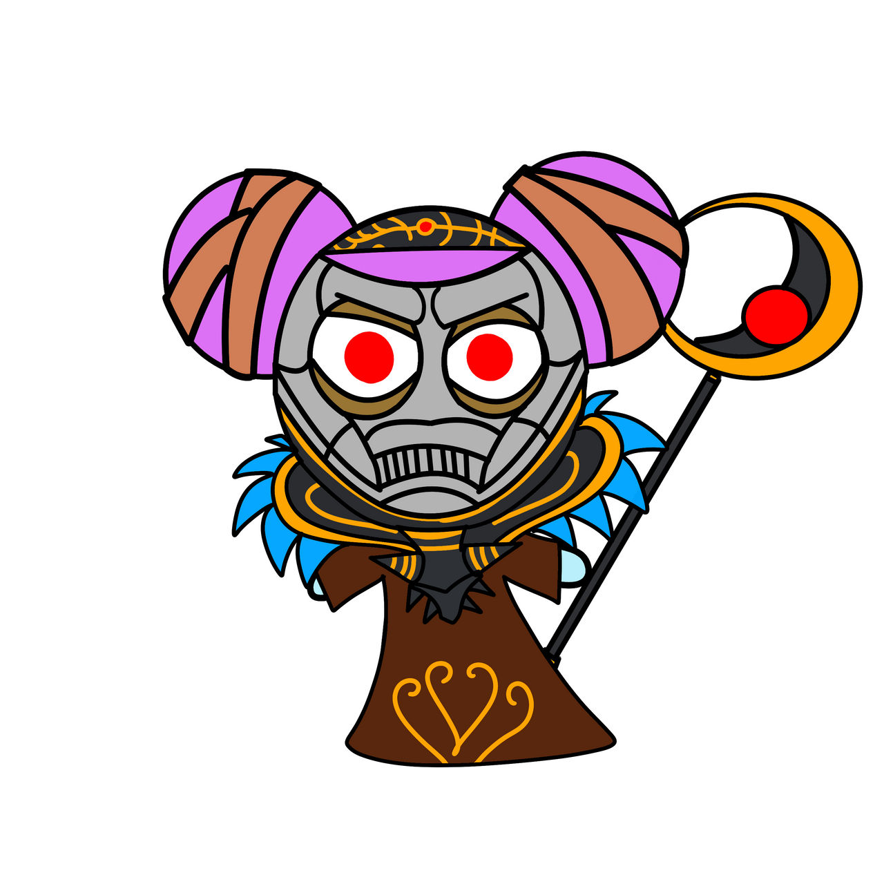 Pibby Roz Robot Pibby as Robo Witch Bandora (Robo Rita) by OmegaRiderSangou on DeviantArt