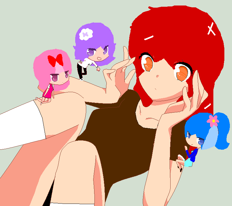 flaky y las chibis