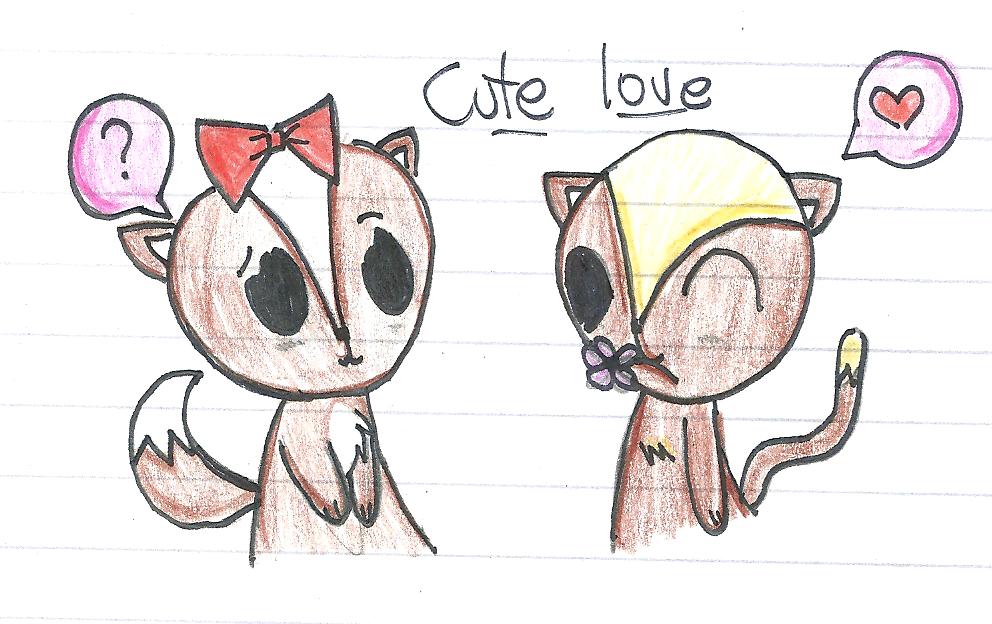 cute cat love