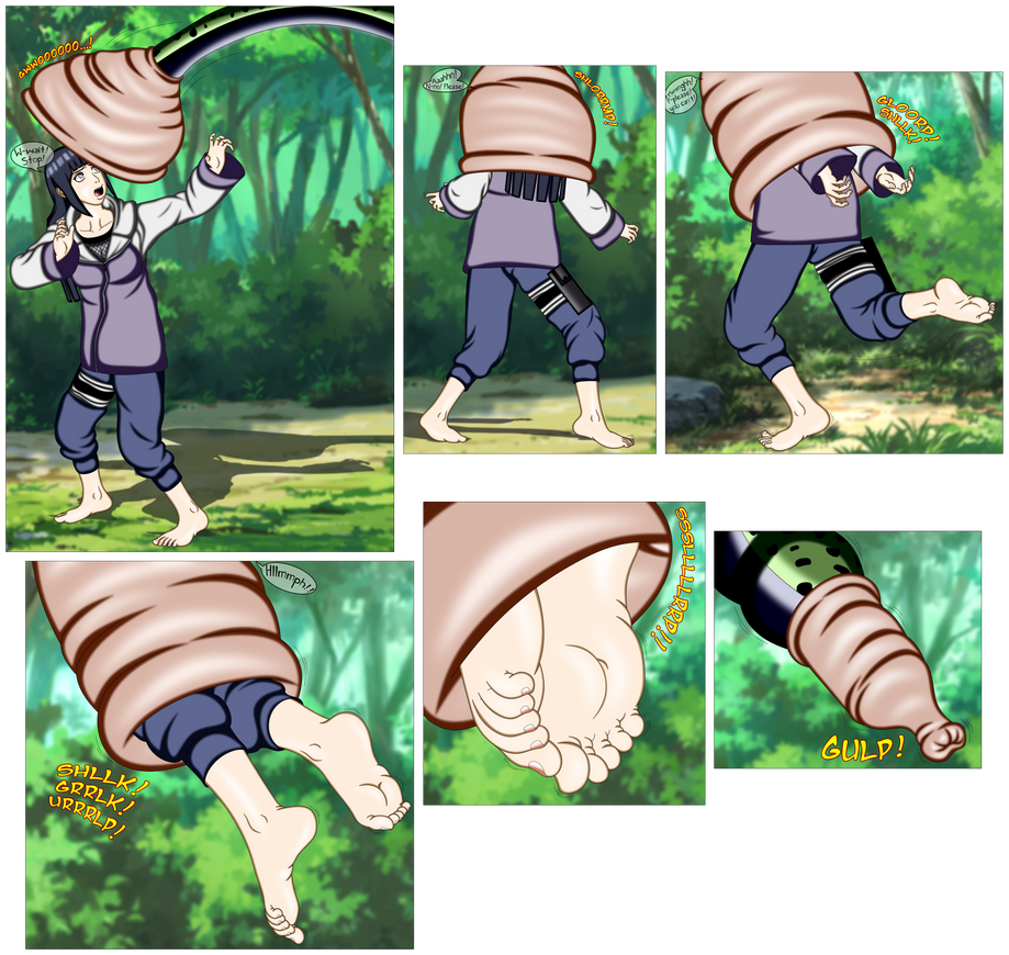Cell Absorbs Hinata! by SoleSwallower on DeviantArt