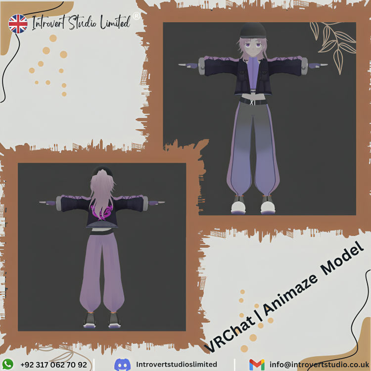 Vrchat Modol VRChat Model | VTubing | Animaze Model by VRChatArtist on DeviantArt