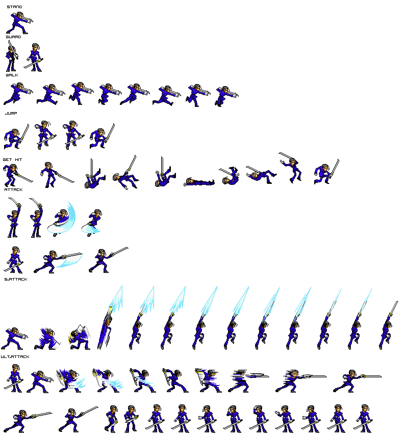 Jus Deviantart Hajime JUS sprites by Thejunior142 on DeviantArt