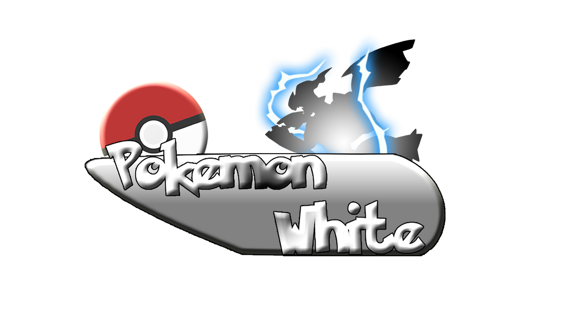 Custom Pokemon White Logo By KychuTronic On DeviantArt custom-pokemon-white-logo-by-kychutronic-on-deviantart