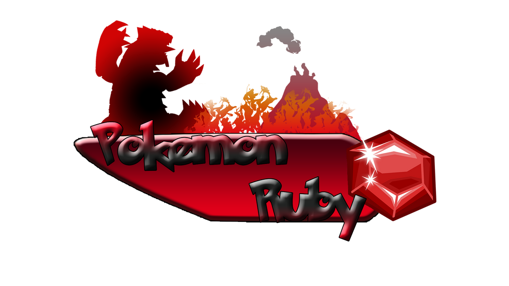 Pokeemon Rising Rruby Logo Custom Pokemon Ruby Logo by KychuTronic on DeviantArt