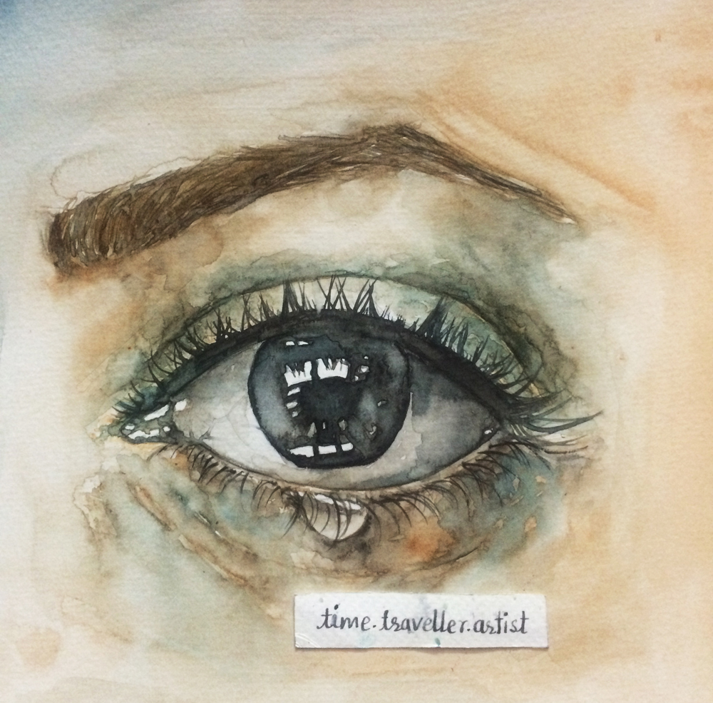 Eyes say it all - Watercolor Painting