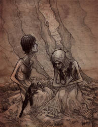 Kaynbred and Ismail Ax in the Abyss of Suffering by BenGoodspeed