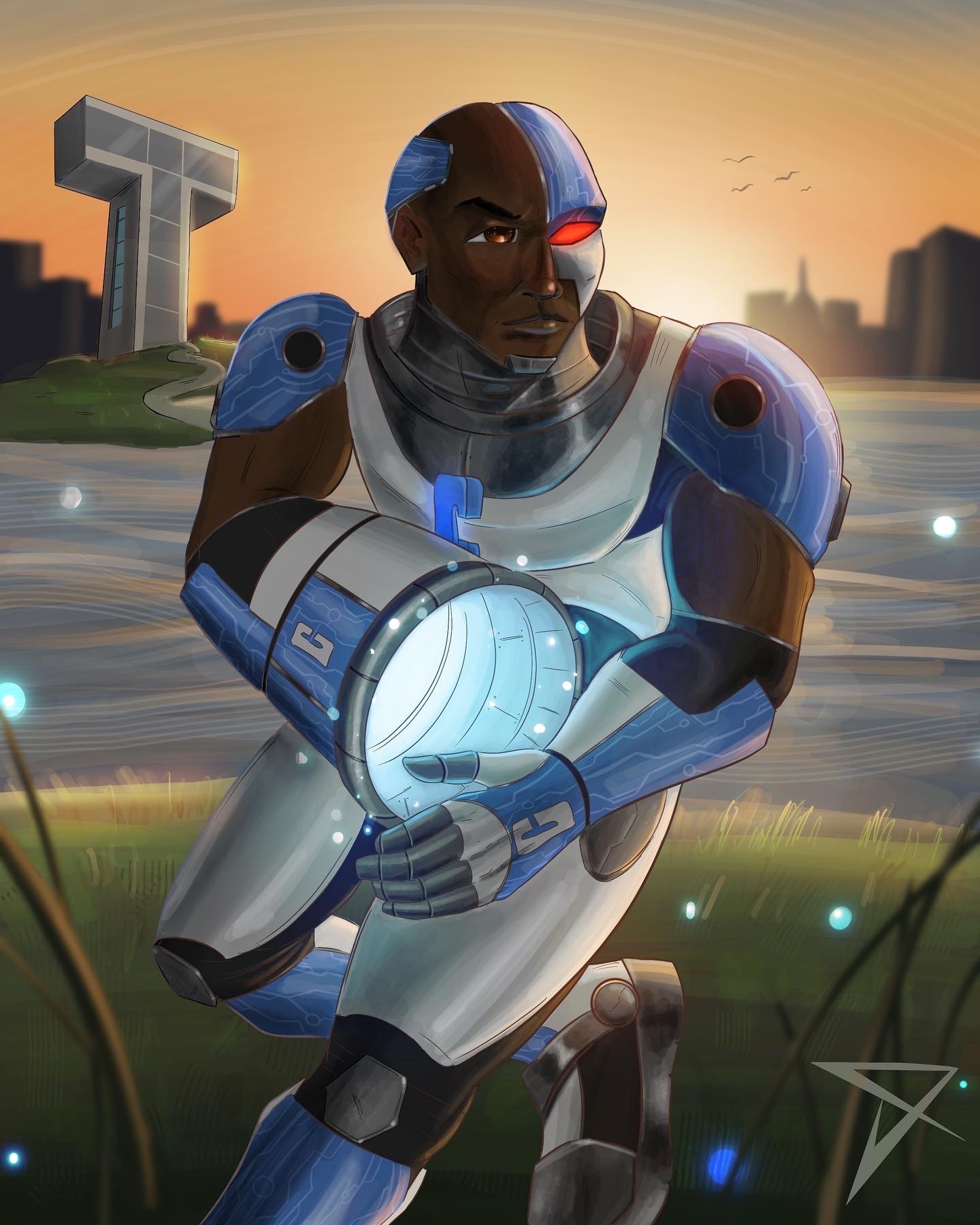 Cyborg by artbydvbois on DeviantArt