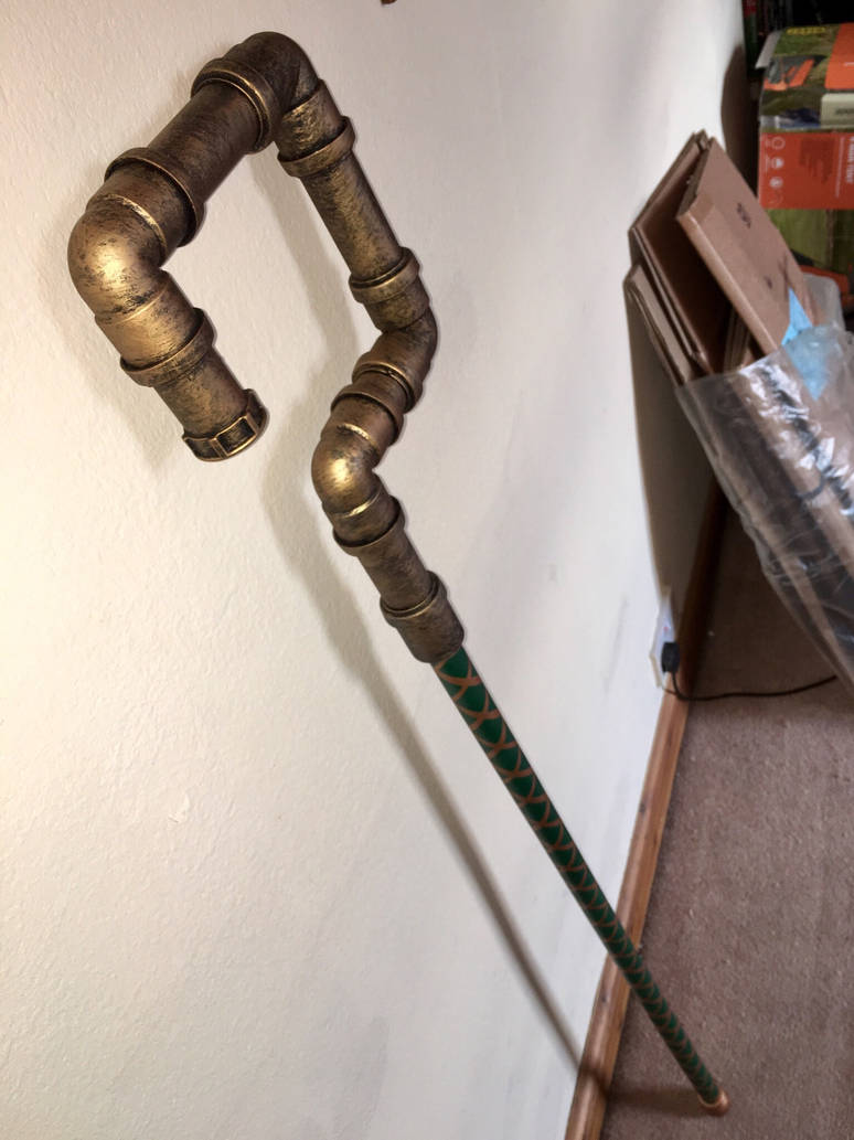 Steampunk Riddler cane by Komojin on DeviantArt