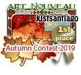 1st Place Art Nouveau Autumn 2019 by dragondoodle