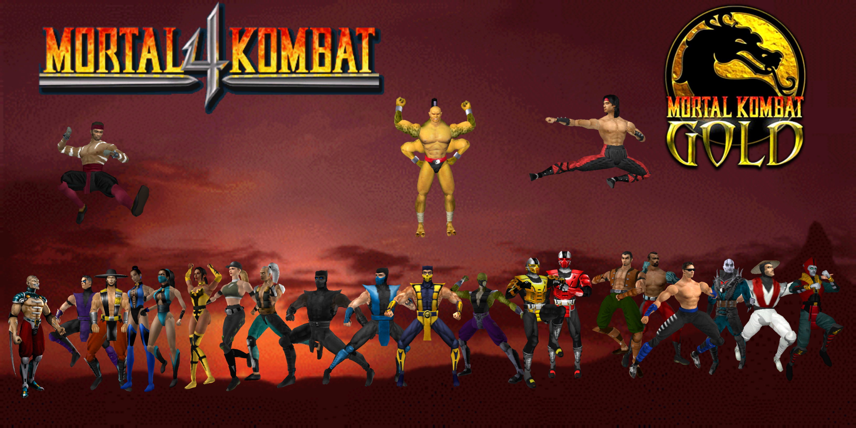 Mortal Kombat 4 Gold Wallpaper by Shipman84 on DeviantArt