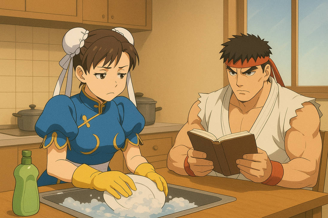 Chun Li And Ryu R Chun-Li and Ryu Quiet Moment by Shipman84 on DeviantArt