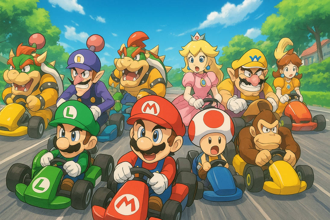 Mario Ball Races Mario Kart Race - Fast Fun! by Shipman84 on DeviantArt