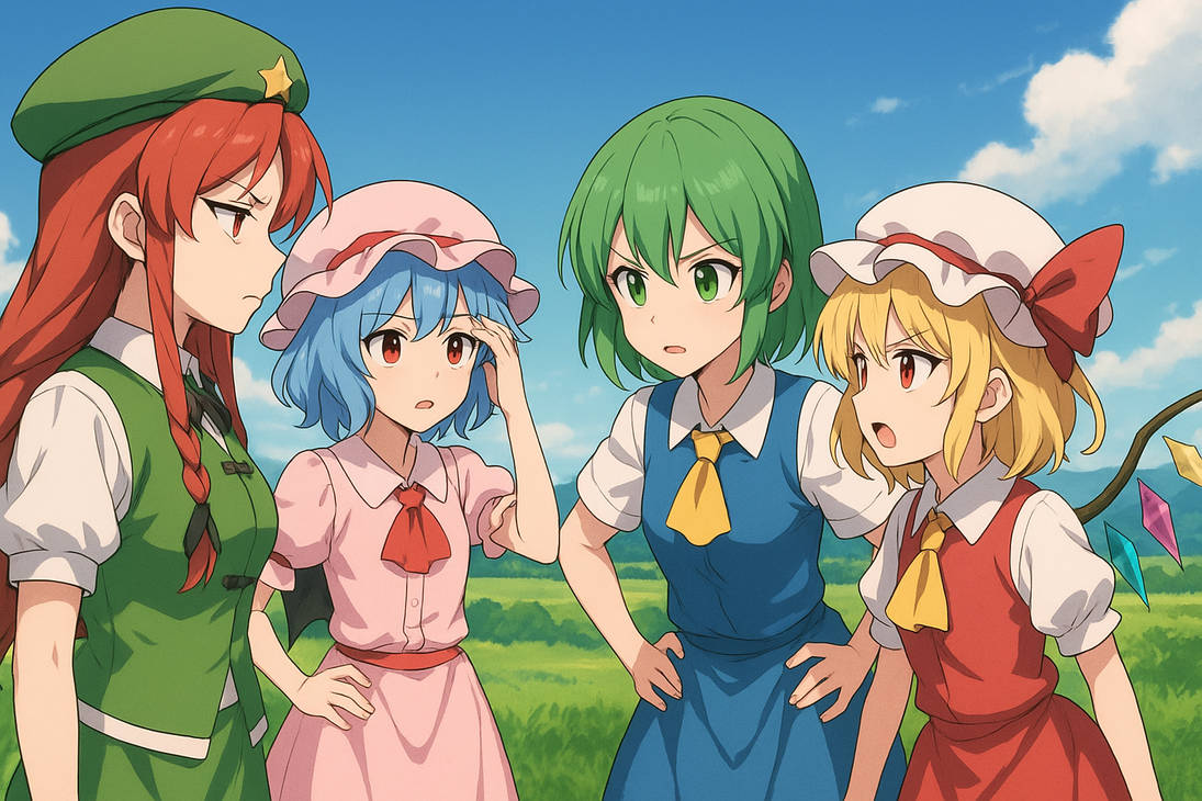 Four Girls Arguing by Shipman84 on DeviantArt