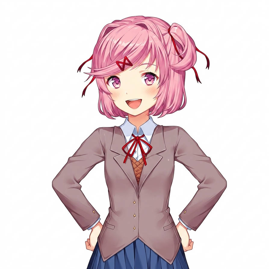Natsuki Simple Natsuki by Shipman84 on DeviantArt