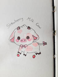 My version of a strawberry milk cow