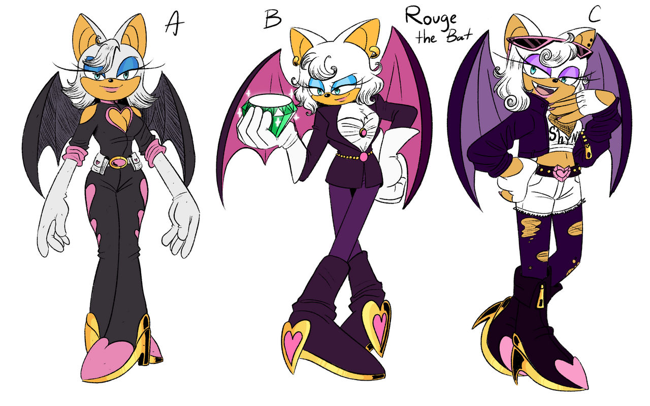 Concept art of Rouge the Bat by Sasha15star on DeviantArt